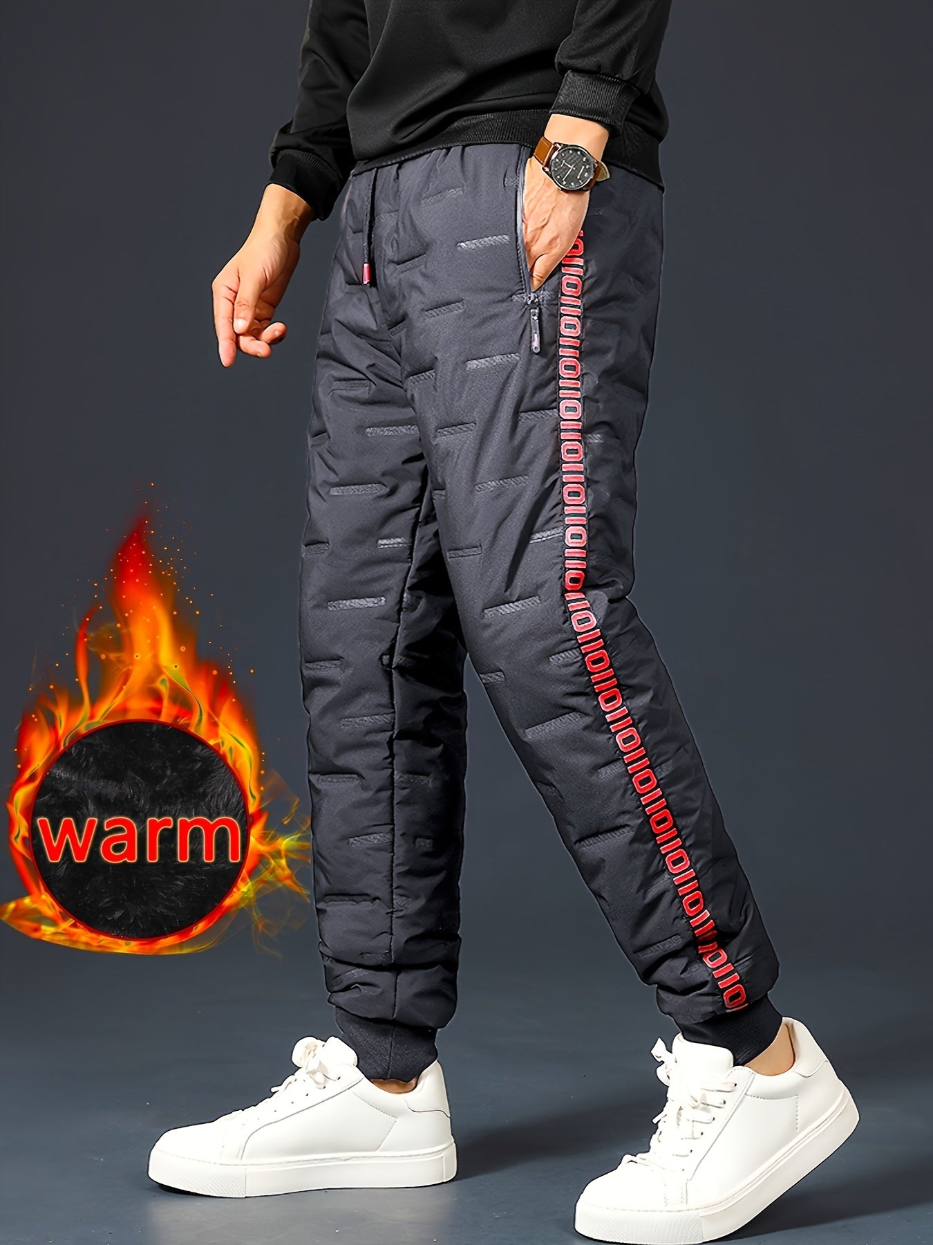 Esmond | Thermische winterbroek voor heren – Waterdichte, met fleece gevoerde warme outdoorbroek