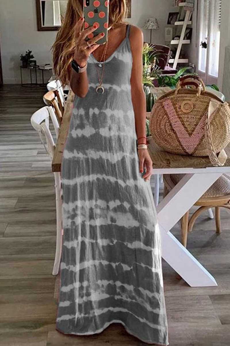 Isoryn | Dames maxi-jurk – elegante luchtige lange jurk, casual boho zomer maxi-jurk