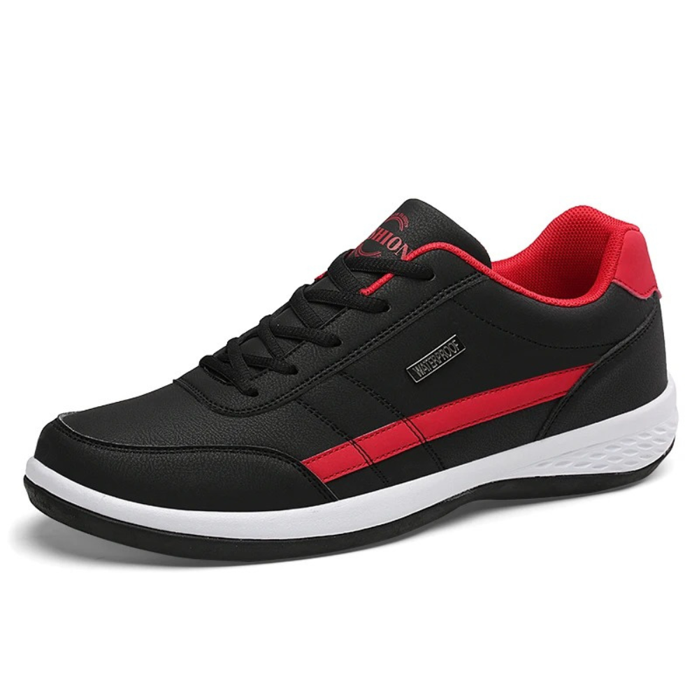 Velmont | Heren Leren Orthopedische Sneakers – Ondersteunende Inlegzool, Antislipzool