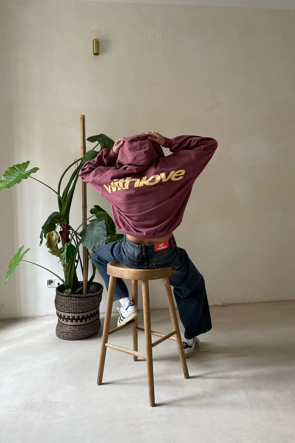 Arwenna | Sweat à capuche imprimé lettres pour femme – Sweat décontracté à la coupe ample, pull luxueux et confortable