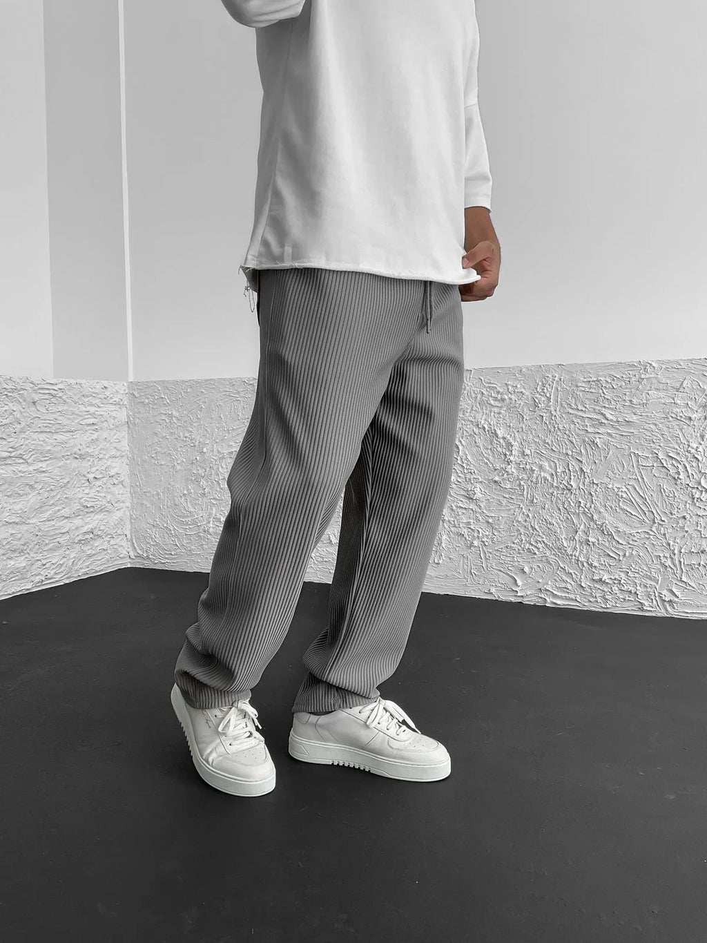 Uthman | Casual corduroy broek voor heren – Loszittende broek, relaxte casual streetwear