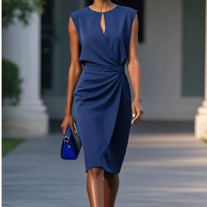 Girae | Elegante midi-jurk voor dames – Veelzijdige jurk voor elke gelegenheid