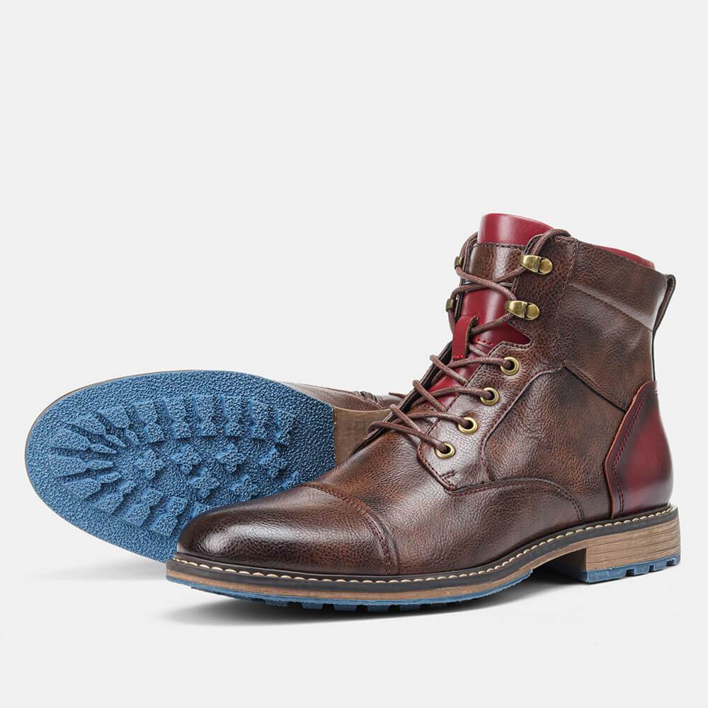 GentWalk | Hochwertige Oxford-Stiefel für Herren, Lederschuhe, elegante und stilvolle Schuhe