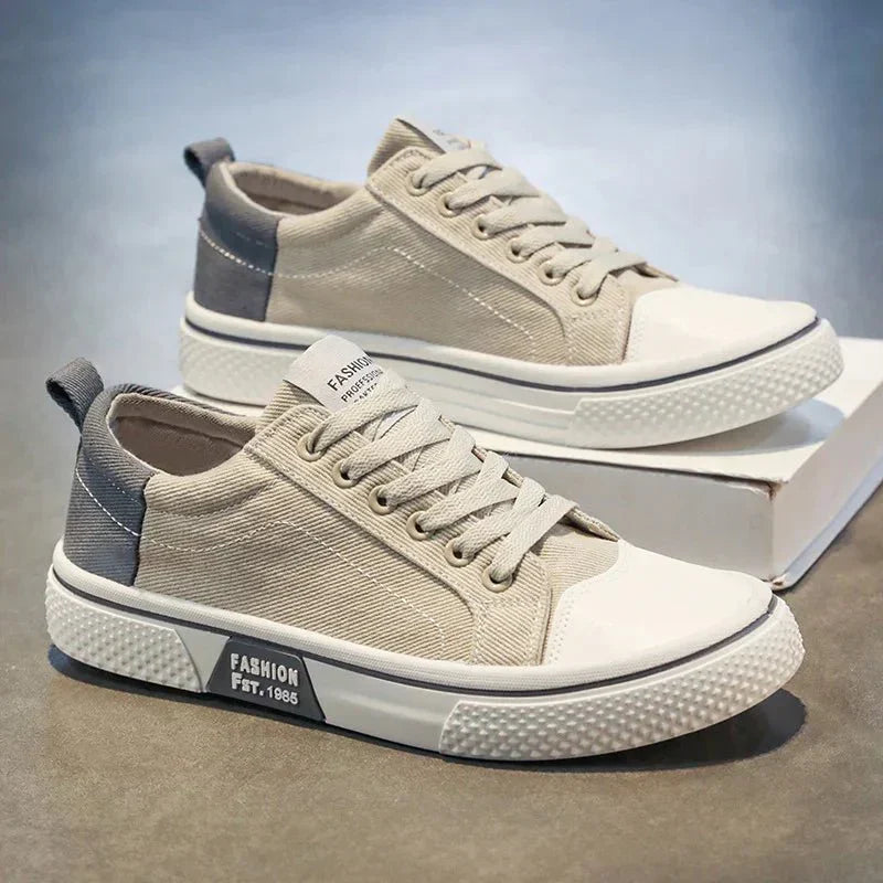 MetroSneak | Heren Casual Vintage Sneakers – Lichtgewicht Comfortabele Veterschoenen in Retrostijl