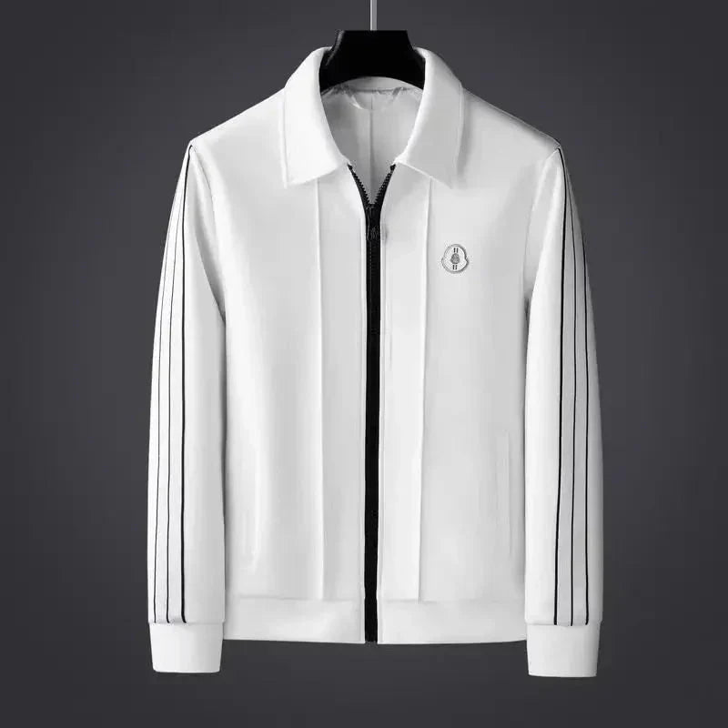 Aevran | Ensemble d'entraînement élégant pour homme - Veste de sport slim fit et pantalon zippé, vêtements de sport décontractés