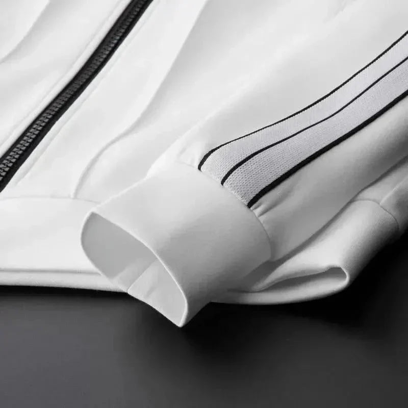 Aevran | Ensemble d'entraînement élégant pour homme - Veste de sport slim fit et pantalon zippé, vêtements de sport décontractés