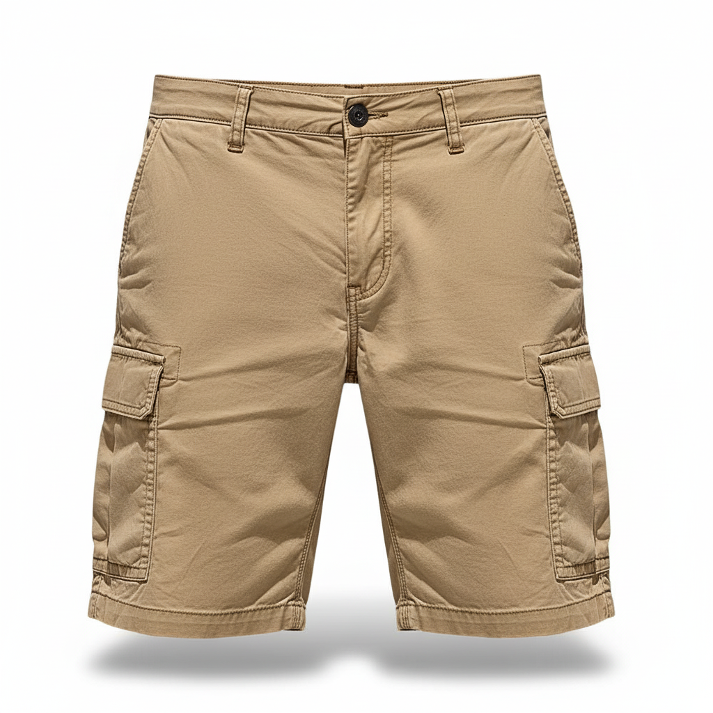Haldenor | Utility-cargoshorts voor heren – Lichtgewicht zomerse casual shorts met meerdere zakken