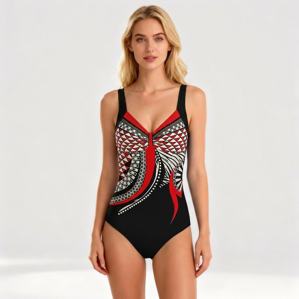 Miael | Damesbadpak – Zomerse badkleding met brede bandjes