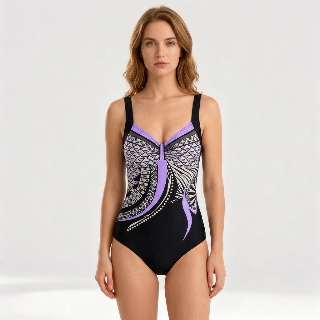 Miael | Damesbadpak – Zomerse badkleding met brede bandjes