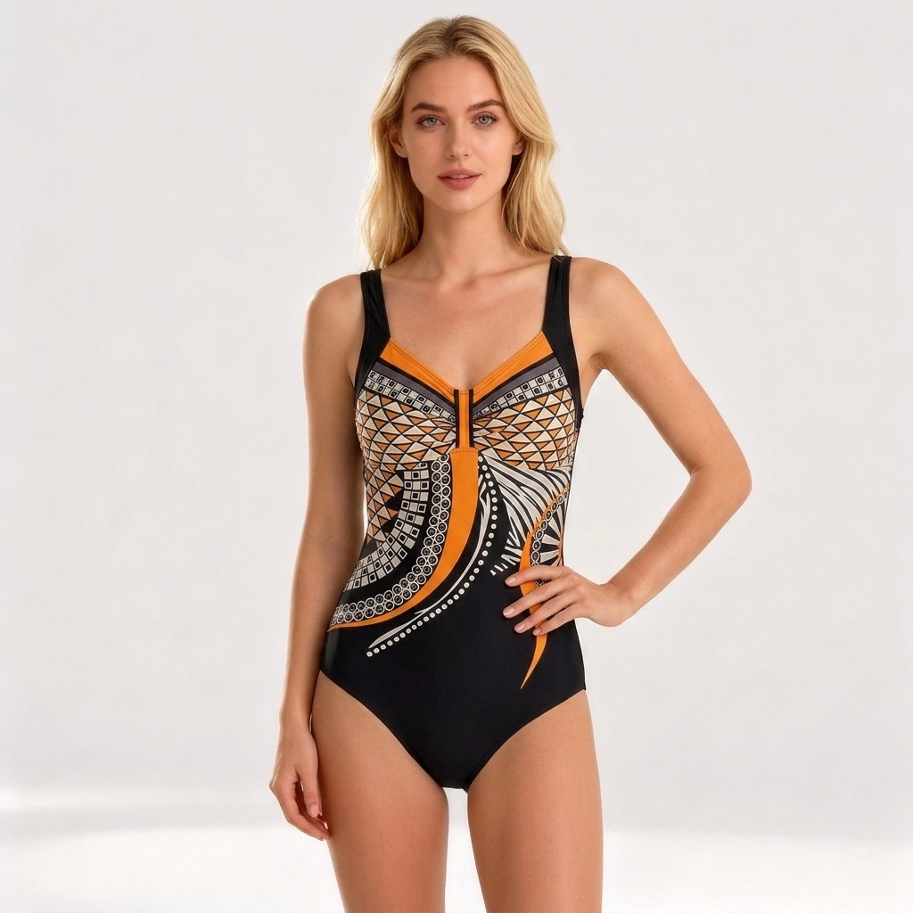 Miael | Damesbadpak – Zomerse badkleding met brede bandjes