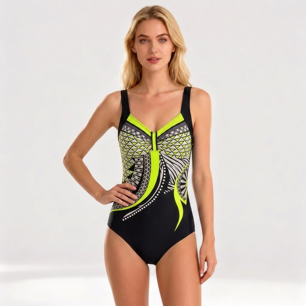 Miael | Damesbadpak – Zomerse badkleding met brede bandjes