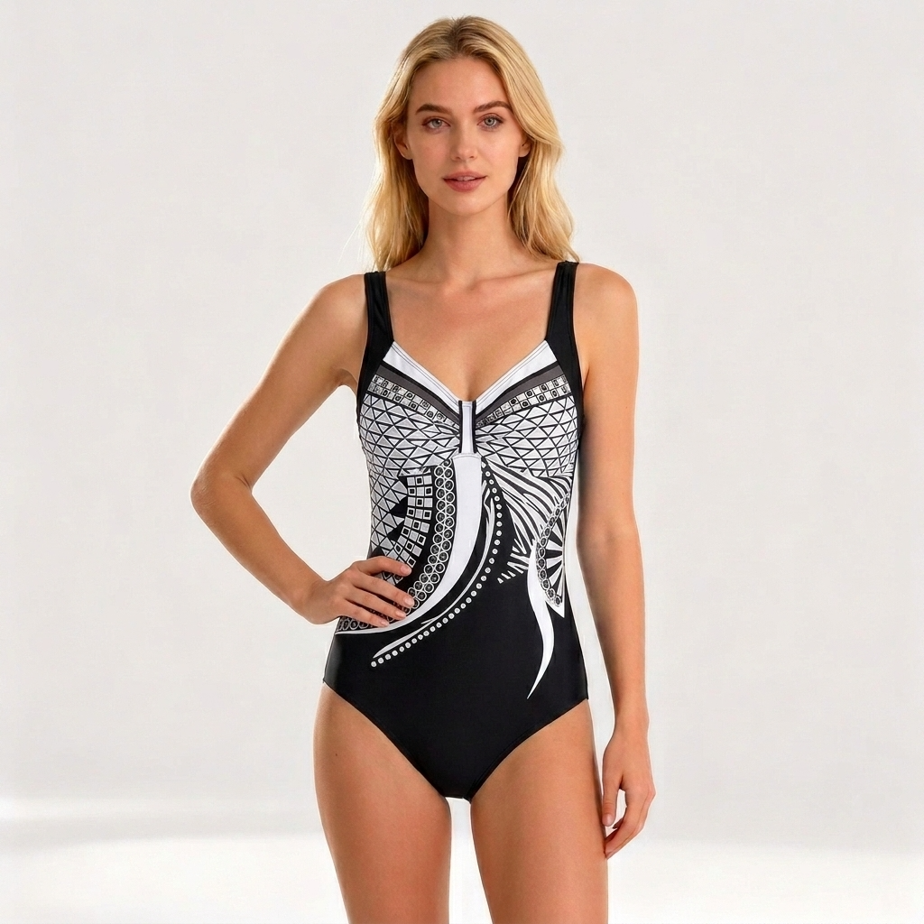 Miael | Damesbadpak – Zomerse badkleding met brede bandjes