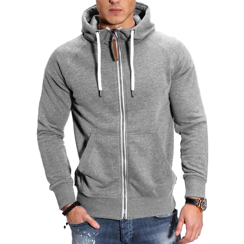 Zorion | Lichtgewicht hoodiejas voor heren – Casual trui met raglanmouwen