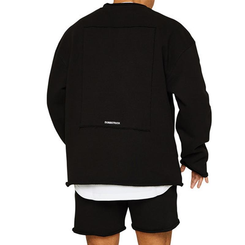 Wyrric | Casual effen sweatshirt en korte broek voor heren – Losse pasvorm, omgeslagen manchetten