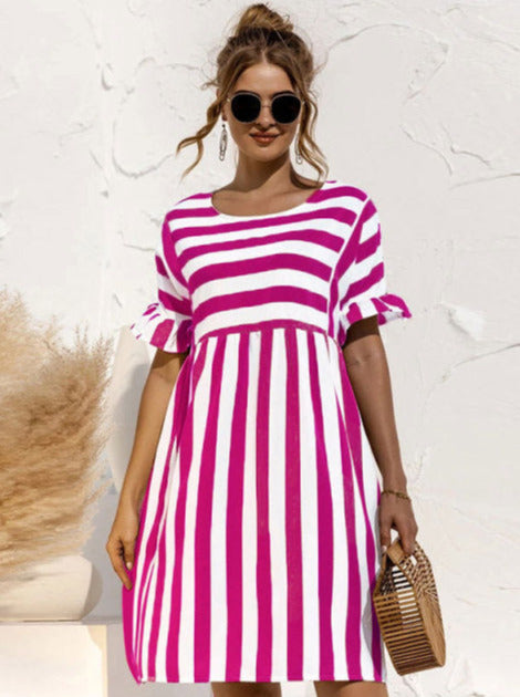 Zeina - Striped Dress