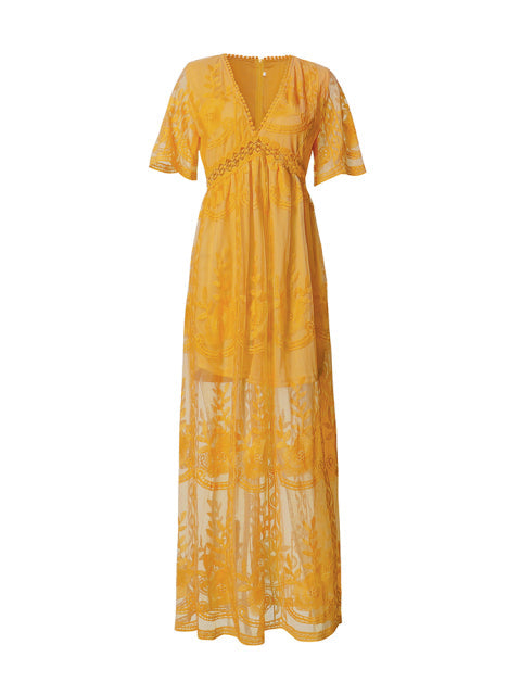 Alyn | Dames elegante maxi-jurk – luchtige en ademende lange jurk