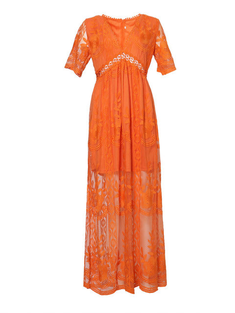 Alyn | Dames elegante maxi-jurk – luchtige en ademende lange jurk