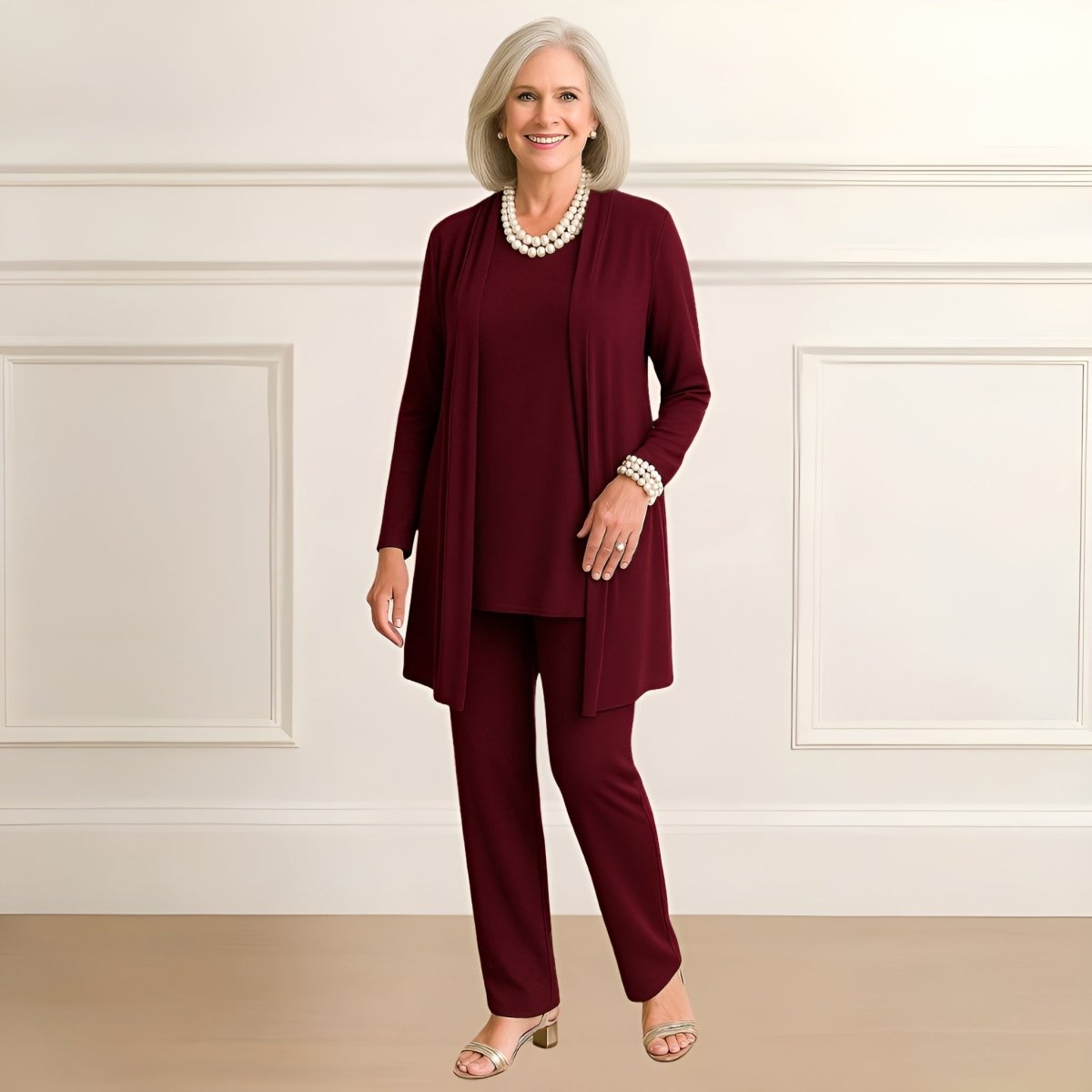 Ovira | Elegante set – Tweedelige outfit voor dames (top en broek)