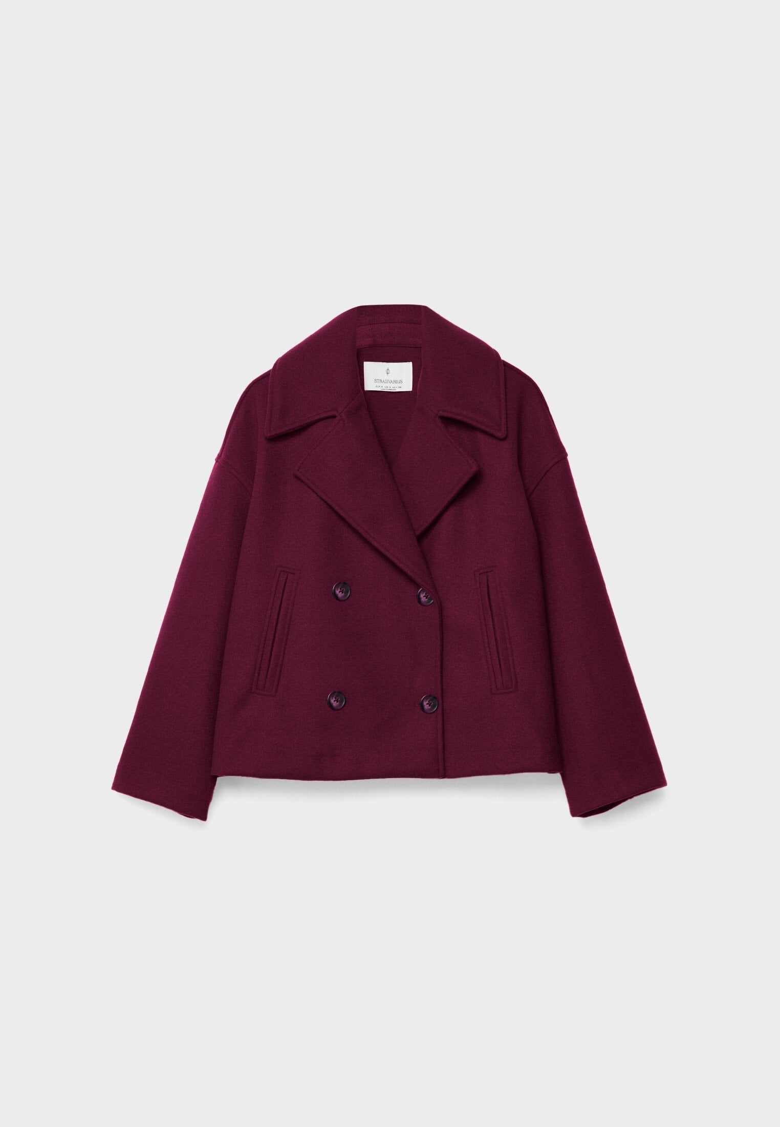 Serelle | Manteau court pour femme à double boutonnage – Vêtement d'extérieur décontracté et élégant, design classique