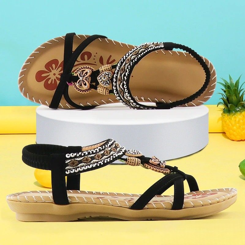 GypsyStep | Orthopedische comfortabele sandalen voor dames – Boho leren instapsandalen