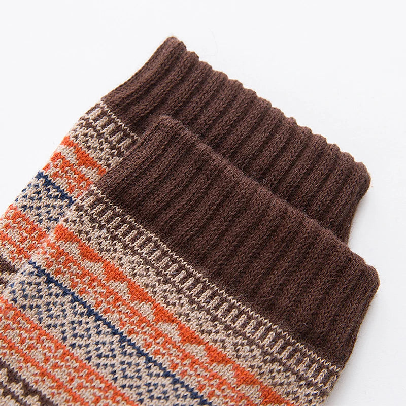 ScandiSocks | Unisex wollen sokken – Premium warme Scandinavische patroon schapenwol wintersokken