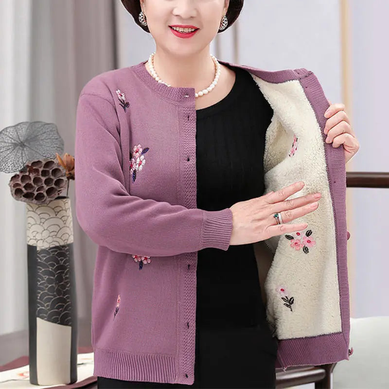 Lirielle | Gilet d'hiver épais et chaud pour femme – Pull en maille confortable à manches longues