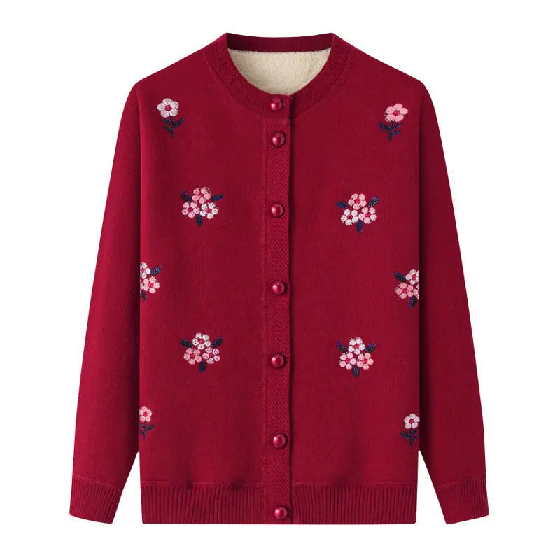Lirielle | Dicke, warme Winterstrickjacke für Damen – Bequemer Strickpullover mit langen Ärmeln
