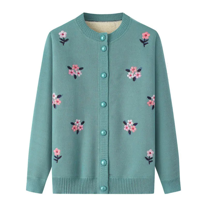 Lirielle | Dicke, warme Winterstrickjacke für Damen – Bequemer Strickpullover mit langen Ärmeln