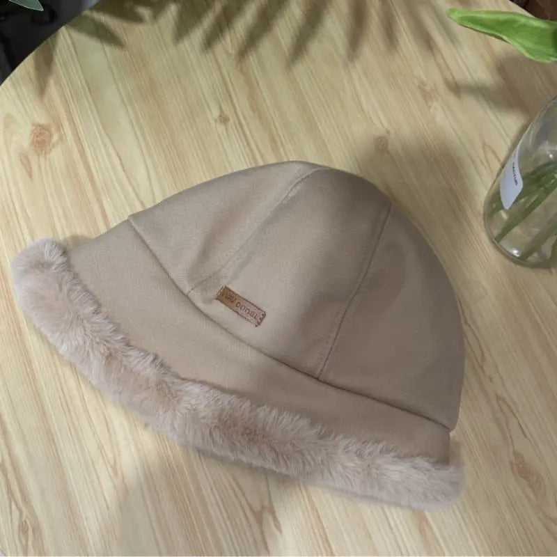 Serenna | Chapeau de pêcheur douillet pour femme avec doublure en fausse fourrure – Chaud et élégant pour l'hiver