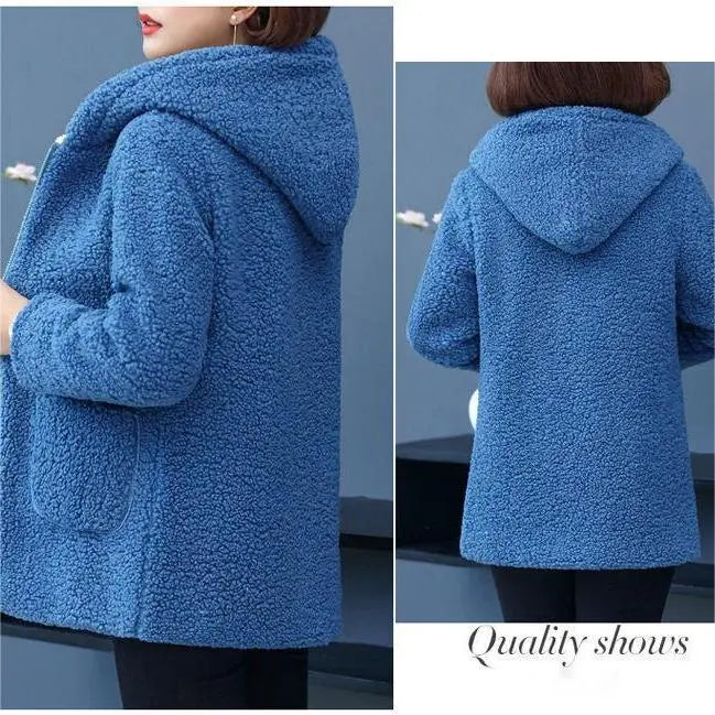 Ranya | Manteau d'hiver pour femme avec capuche et doublure – manteau épais et chaud pour temps froid