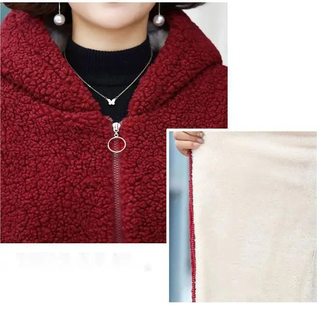 Ranya | Manteau d'hiver pour femme avec capuche et doublure – manteau épais et chaud pour temps froid
