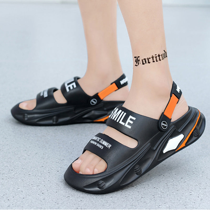 Arvion | Kleurblok slippers voor heren – trendy streetstyle instapsandalen
