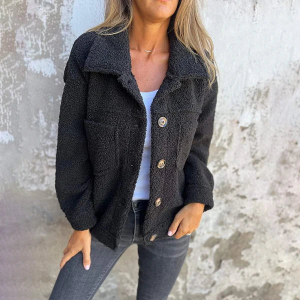 Leirra | Kurzer Wollmantel – Eleganter Wintermantel für Damen