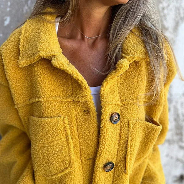 Leirra | Manteau court en laine – Manteau d'hiver élégant pour femme