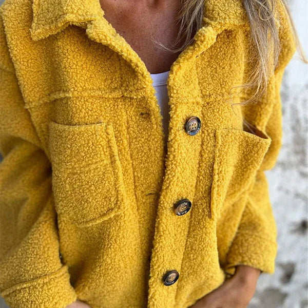 Leirra | Manteau court en laine – Manteau d'hiver élégant pour femme