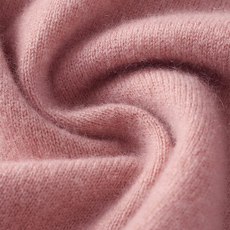 CozyBreeze | Bonnet coupe-vent femme avec écharpe intégrée – Bonnet d'hiver chaud en maille avec protection des oreilles