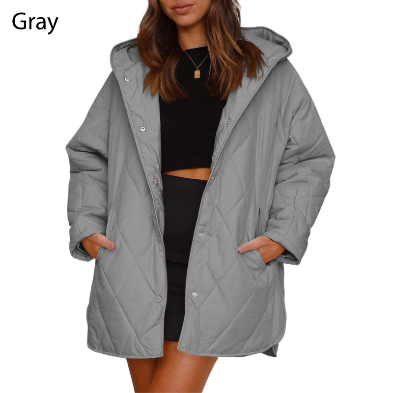 Heliora | Doudoune femme à capuche – Veste d'hiver légère et confortable