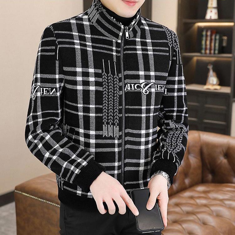 Roderic | Gesteppte Tweedjacke für Herren – Dicke, warme Freizeit-Winterjacke