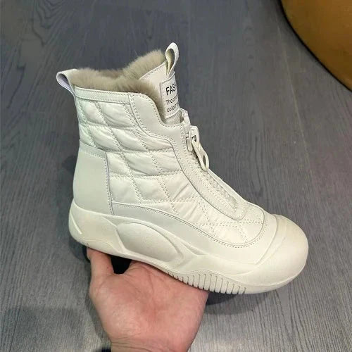FrostElla | Bottes de neige imperméables, doublées de fausse fourrure, antidérapantes, chaudes et confortables pour l'hiver et les activités de plein air.