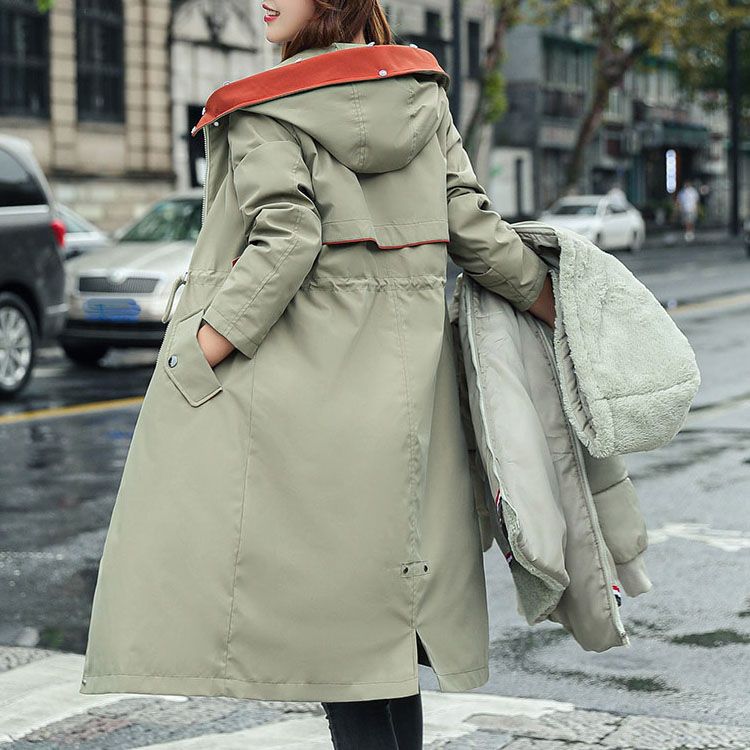 Drina | Winterparka mit Kapuze und Pelzkragen, lässige, warme, wasserdichte und gefütterte Jacke