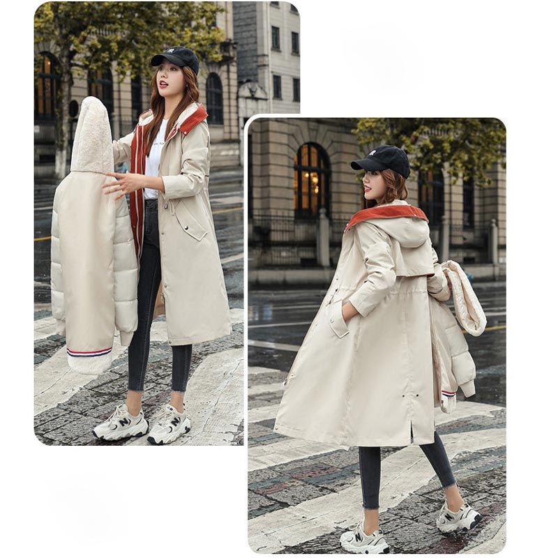 Evelora | Damen-Winterparka mit Kapuze und Pelzkragen – Lässige, warme und stylische Oberbekleidung
