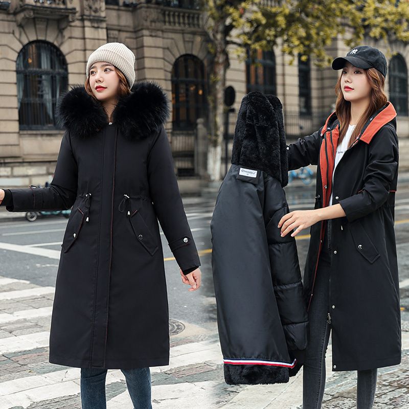 Evelora | Parka d'hiver pour femme avec capuche et col en fourrure – Vêtement d'extérieur décontracté, chaud et élégant