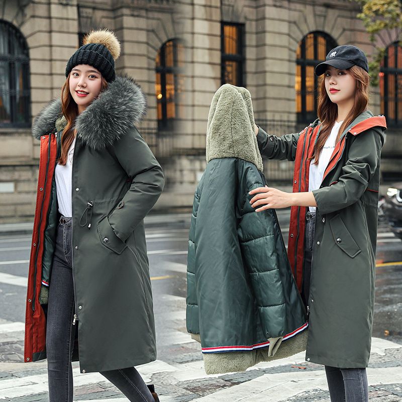 Evelora | Parka d'hiver pour femme avec capuche et col en fourrure – Vêtement d'extérieur décontracté, chaud et élégant