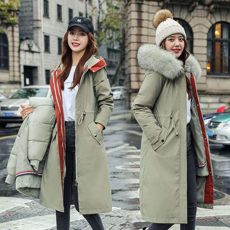 Evelora | Parka d'hiver pour femme avec capuche et col en fourrure – Vêtement d'extérieur décontracté, chaud et élégant