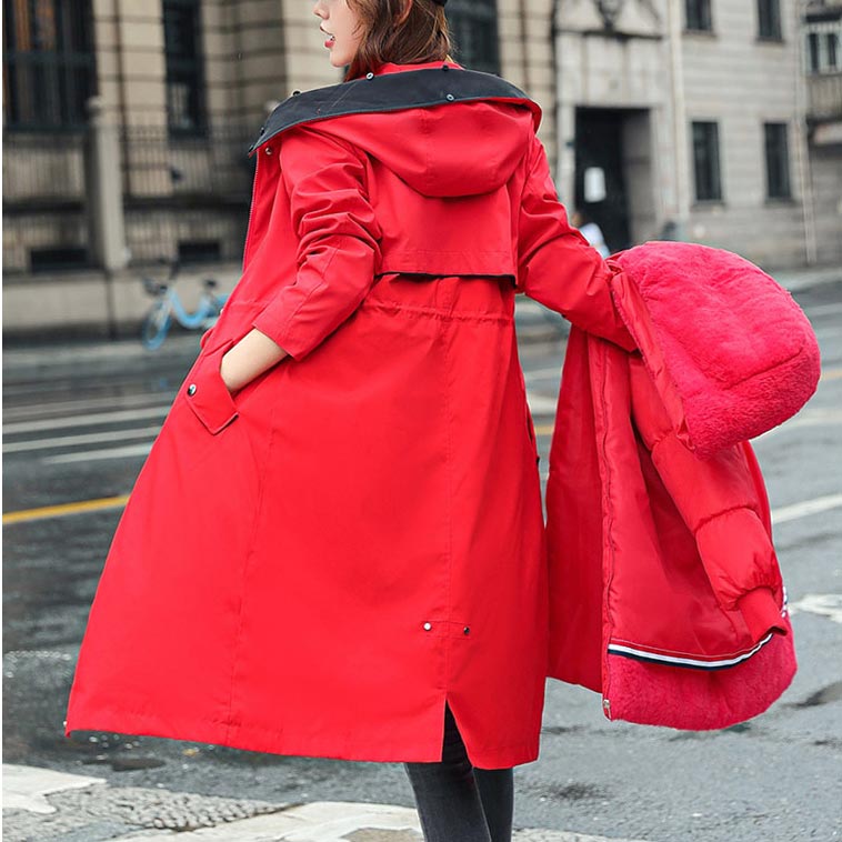 Evelora | Parka d'hiver pour femme avec capuche et col en fourrure – Vêtement d'extérieur décontracté, chaud et élégant