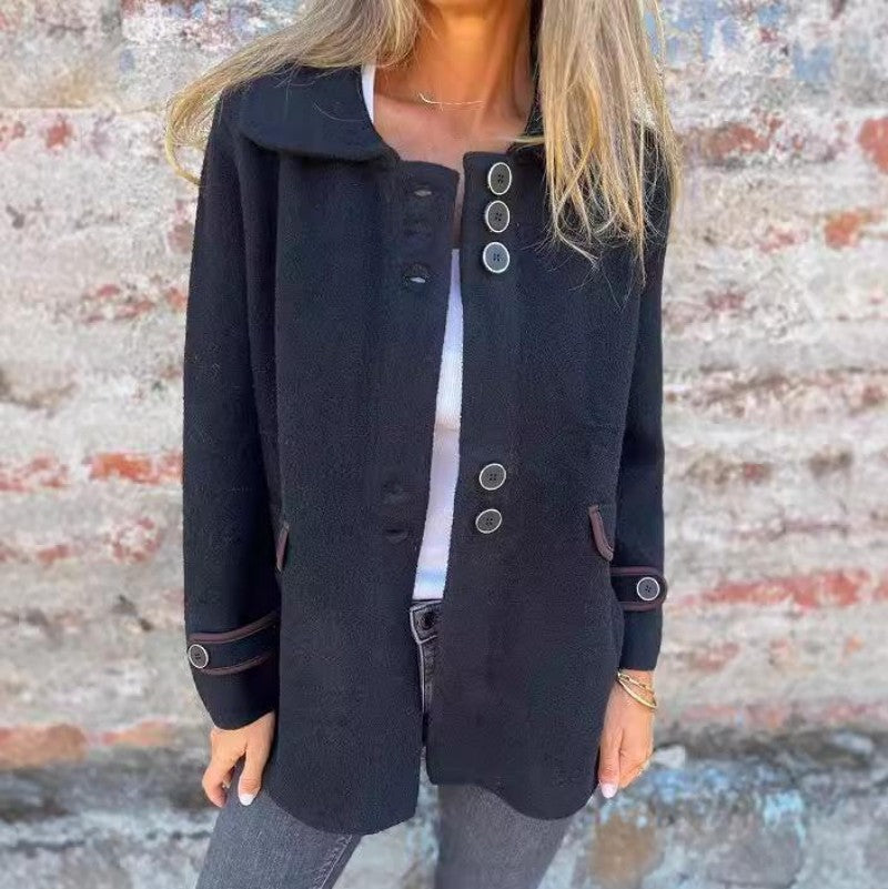 Raelene | Manteau d'hiver en tweed pour femme – Manteau élégant et chaud