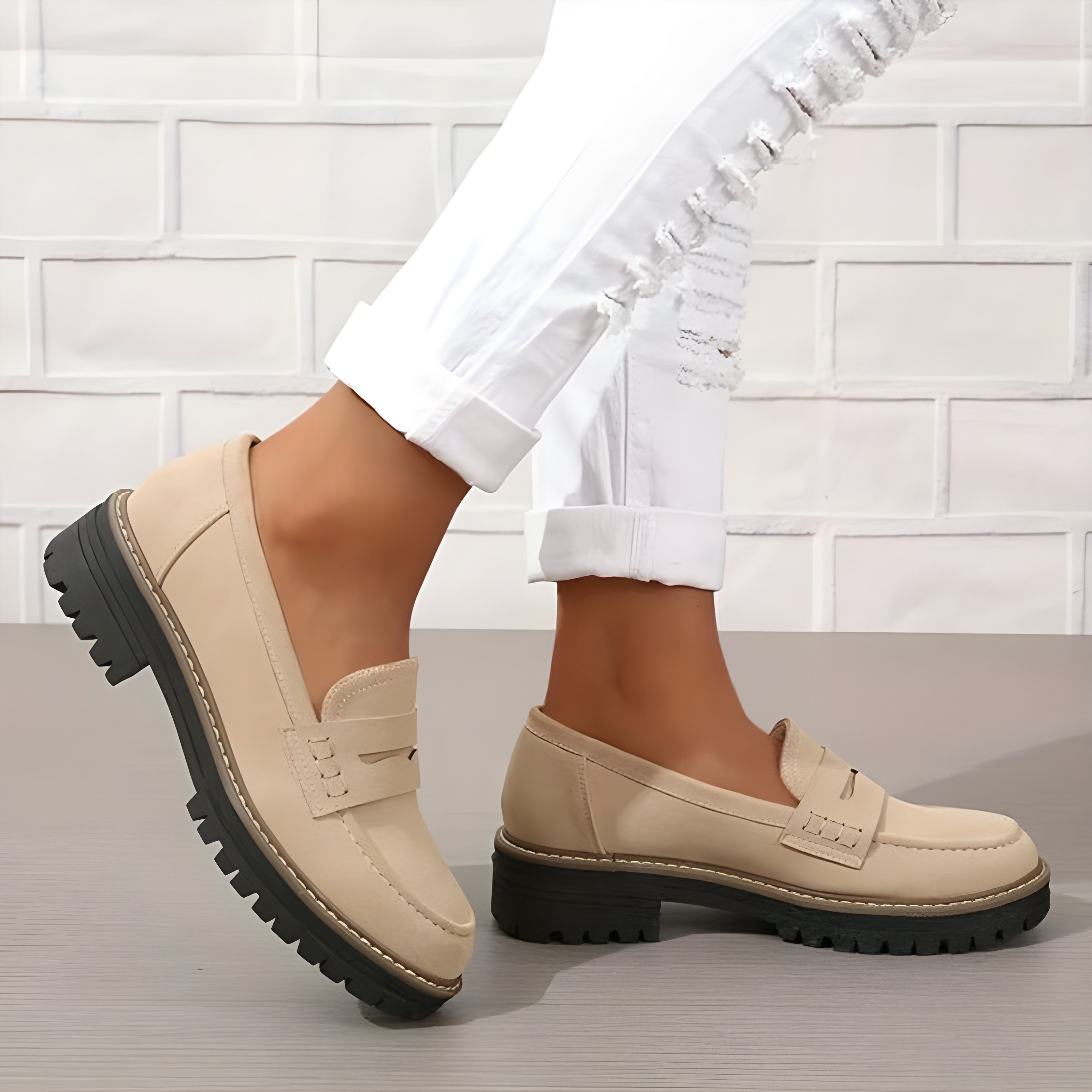Stepella | Mocassins à plateforme élégants pour femmes – Chaussures confortables à enfiler