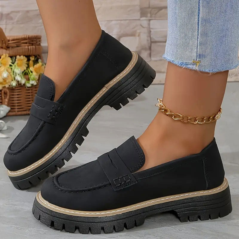 Stepella | Mocassins à plateforme élégants pour femmes – Chaussures confortables à enfiler