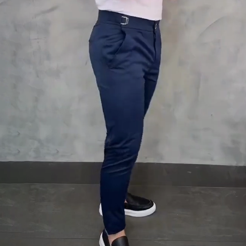 Draylen | Pantalon slim stretch pour homme - Ceinture ajustable, pantalon décontracté et confortable