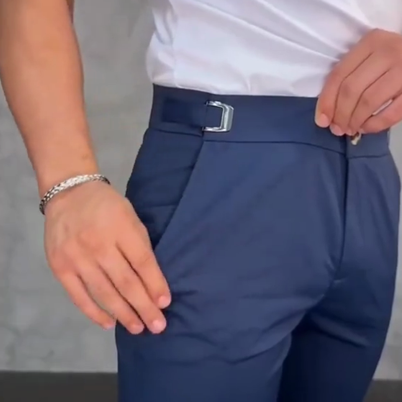 Draylen | Pantalon slim stretch pour homme - Ceinture ajustable, pantalon décontracté et confortable